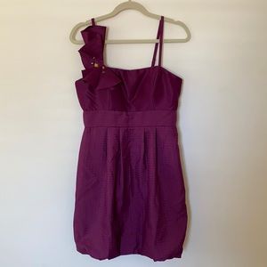 BCBG Purple Mini Dress - Size 10